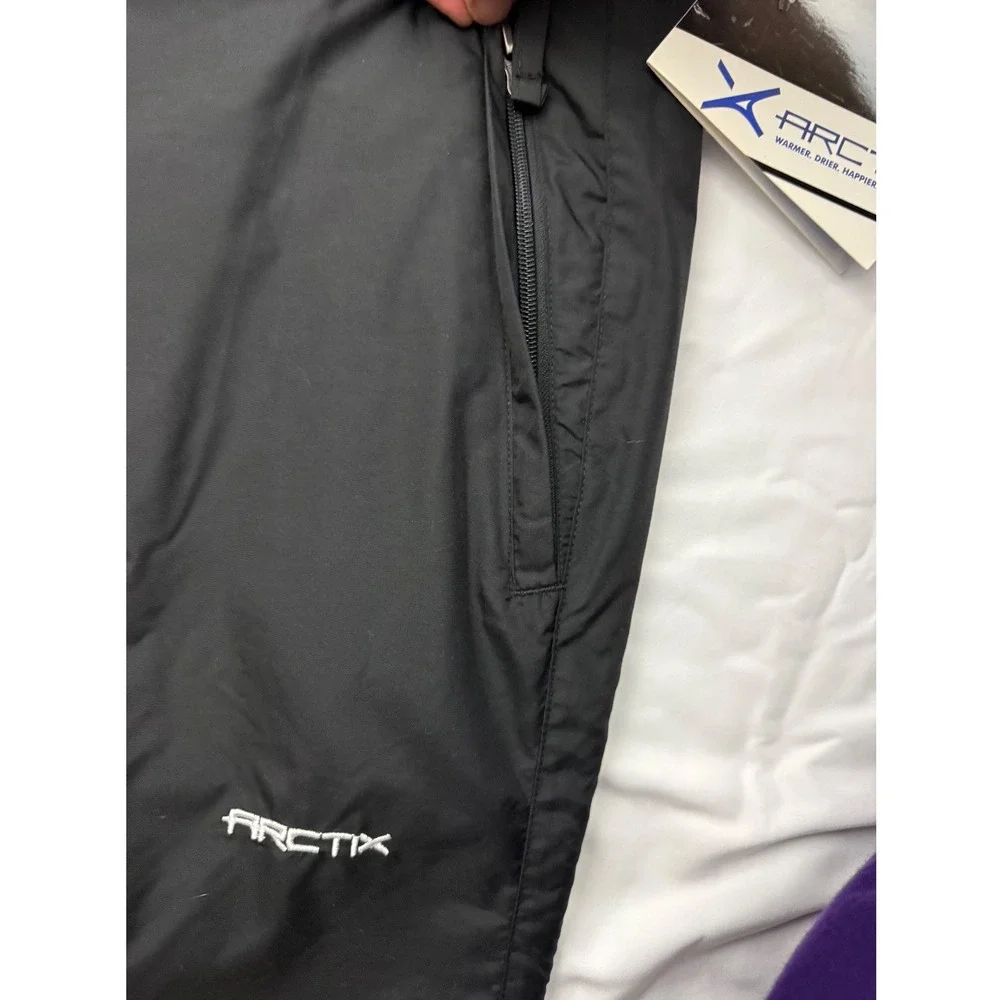 Arctix Mens Essential Insulated Snow Pants Black XL Regular Fit Ski Snowboard